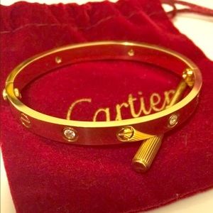 Two gold bracelets