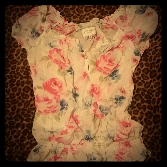 Gilly Hicks Tops - Gully Hicks xs Floral Blouse