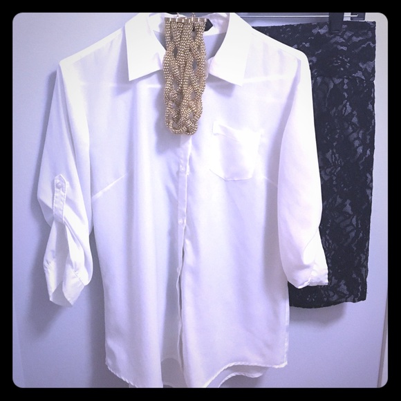 Classic white blouse