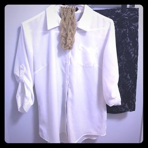 Classic white blouse