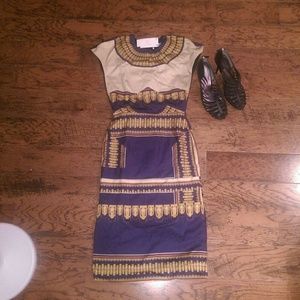 Charlotte Taylor Trumpet Lantern Dress