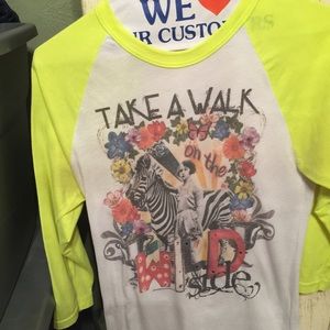 Rebel Rose Baseball tee