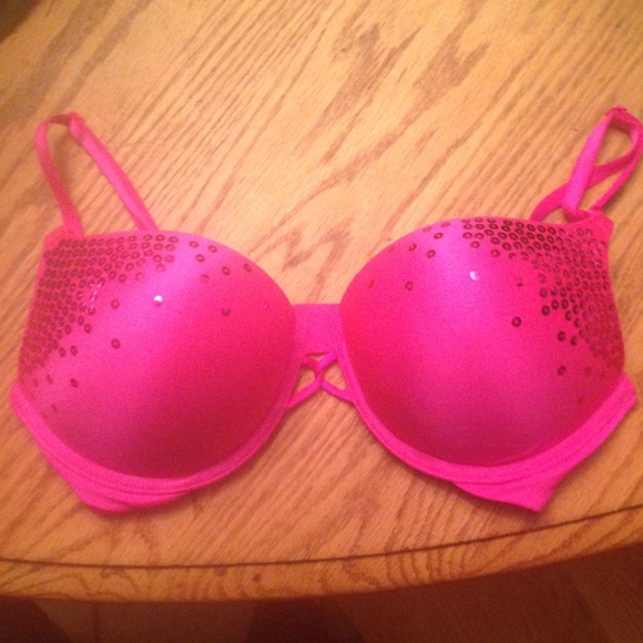 Victoria Secret sequin bra size 34B push up!