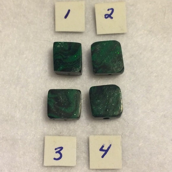 OOAK Handmade Moss Bead
