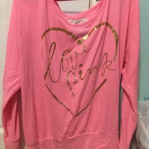 PINK long sleeve shirt