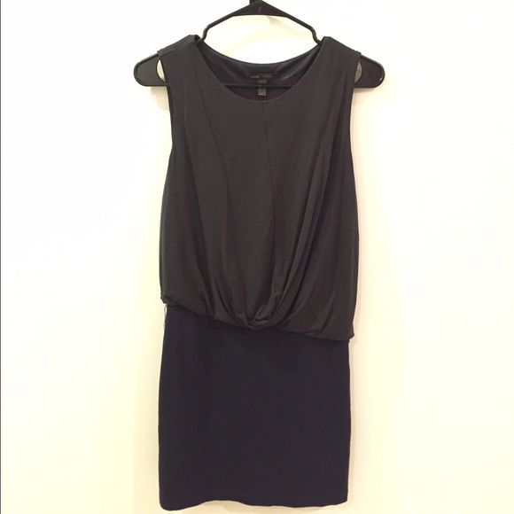 Mango  "Shirt-Tucked-In-A-Skirt" One-Piece Dress