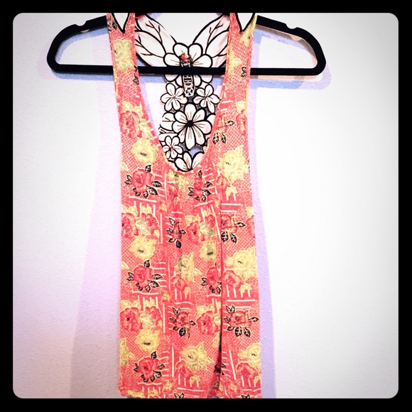 Free people racer back tank