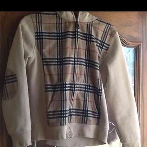 Authentic Burberry zip up hoodie