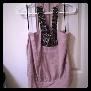 BEBE embellished top