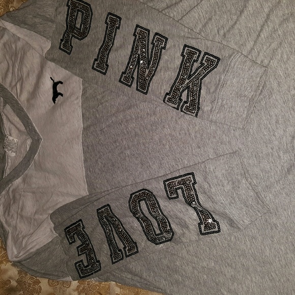 Victoria secrets pink bling top