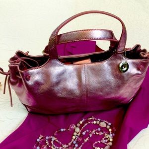 🎉Host Pick🎉 Le Sak Pink Metallic Leather Handbag