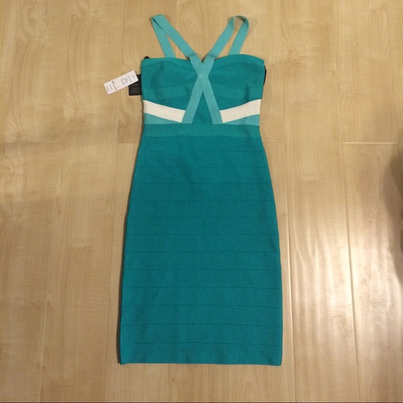 Color-blocked midi dress - Picture 1 of 4