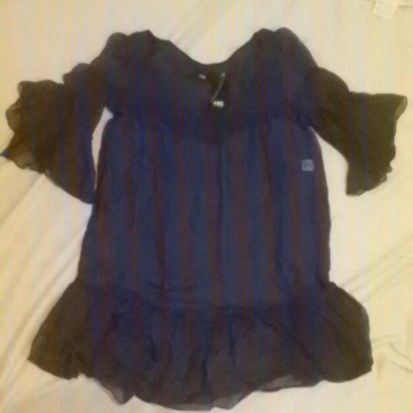 Never been worn Sheer blue ABS dress