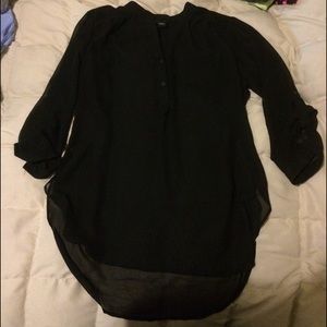 Sheer black shirt