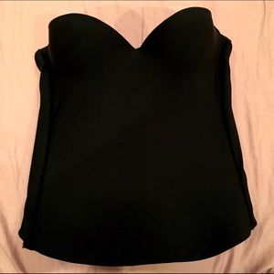 Felina black corset bustier bra 32C