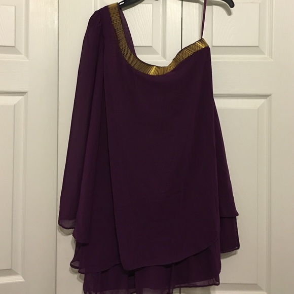 Rare London Dresses & Skirts - Brand new one-sleeved purple dress