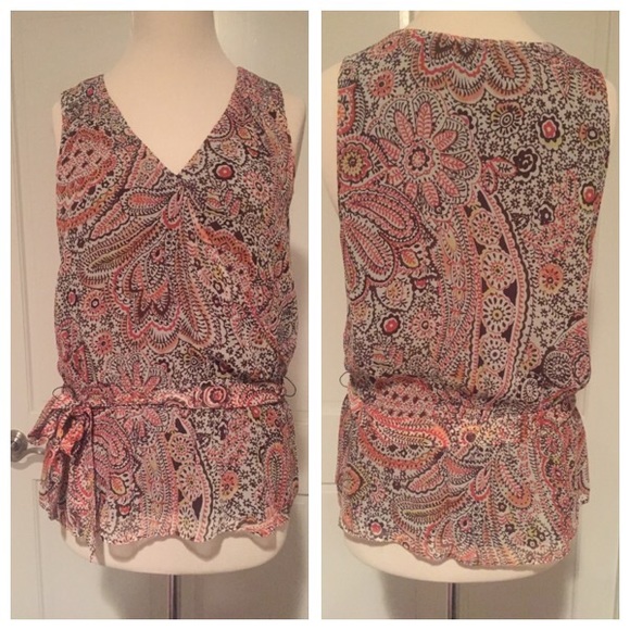 Silk fall blouse