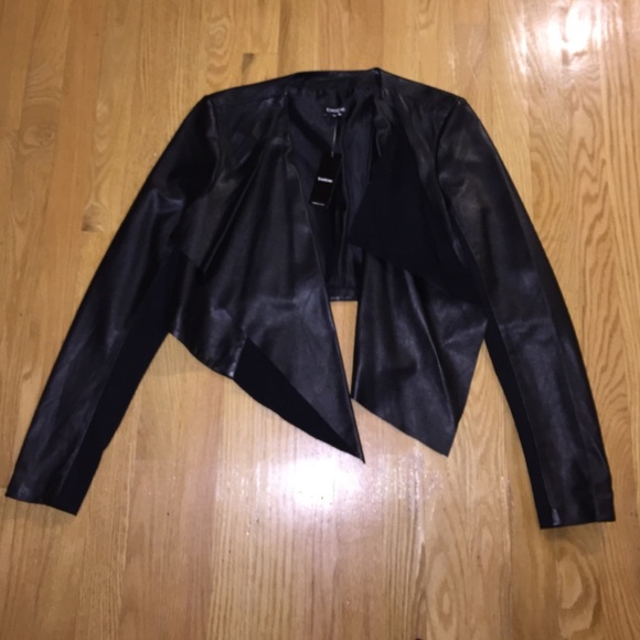 Bebe Mixed fabric jacket