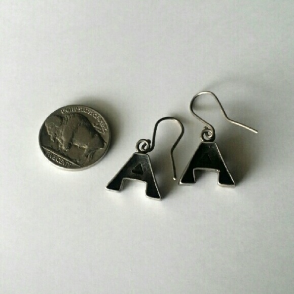 Vintage Scottish Victorian Onyx A Earrings - Picture 6 of 10