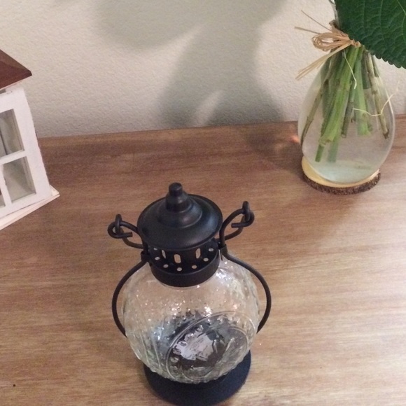 Black Iron Candle Lantern