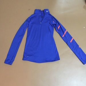 Blue nike sweatshirt