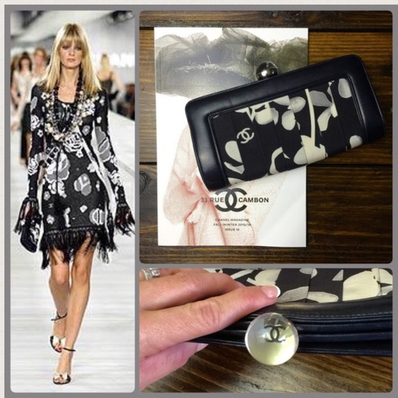 HP x 2 🦄 Chanel runway floral clutch crystal ball - Picture 2 of 4