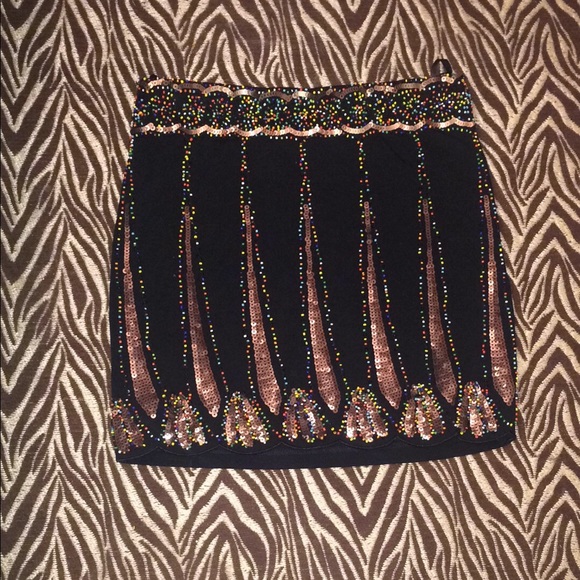 Sequence and Beaded Skirt