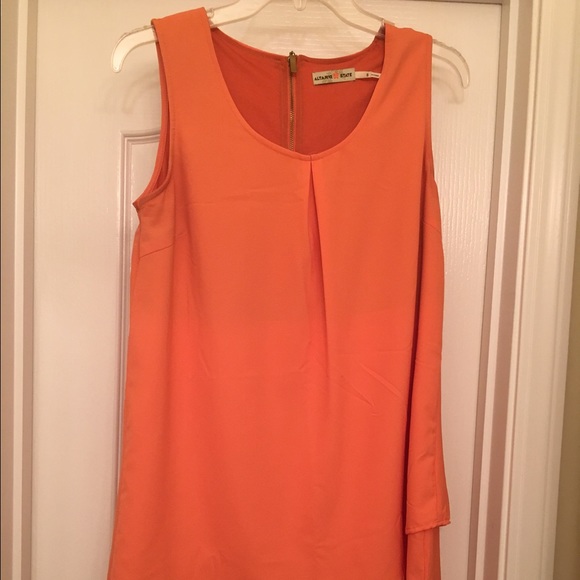 Altar'd State orange shift dress