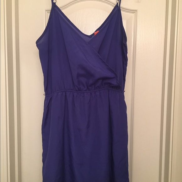 cobalt blue spaghetti strap sundress