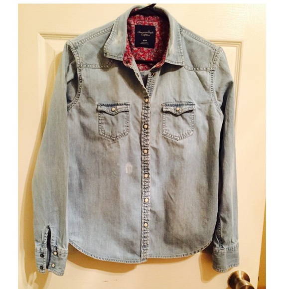 Denim American Eagle Shirt