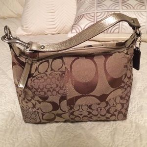 Brown coach bag