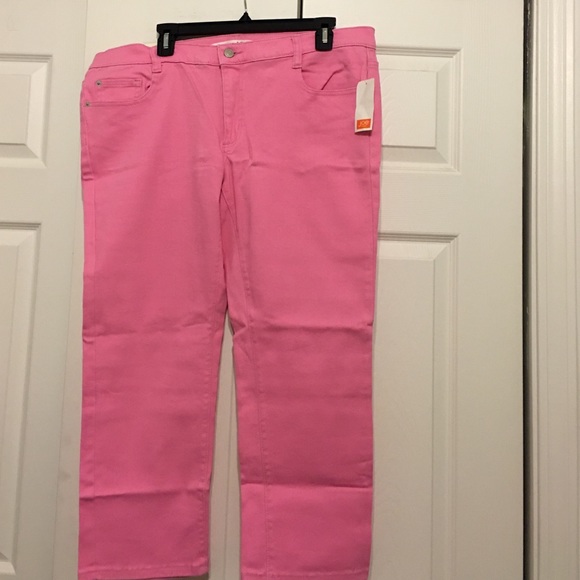 Brand new bubble gum pink jeans