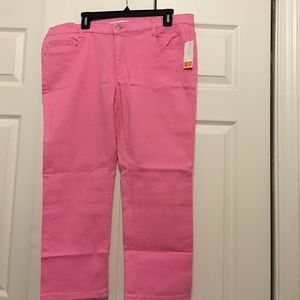 Brand new bubble gum pink jeans