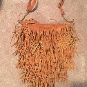 Fringe purse