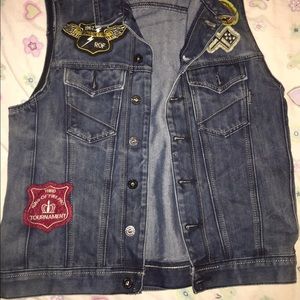 Denim vest