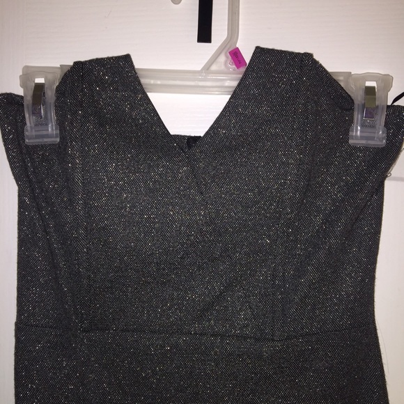 Gray Sparkly Cocktail Dress - Picture 4 of 4