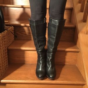 Frye Paige Wedge Boots Size 8.5