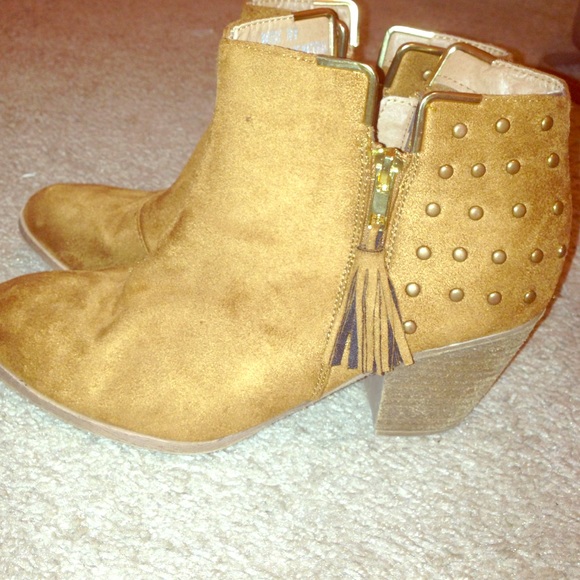 Low Studded Ankle Boots