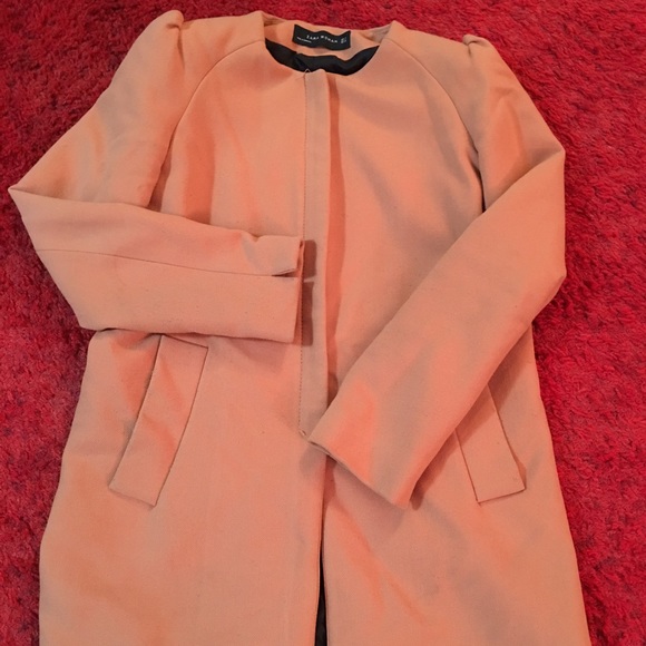 Zara Jackets & Blazers - Orange Zara Coat (Olivia Palermo)