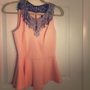 Blossom pink top.