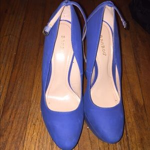Blue heels
