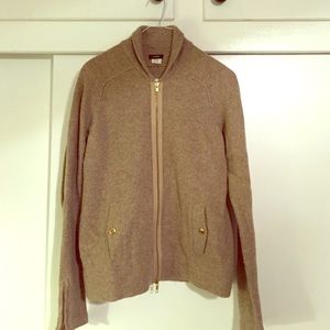 J.Crew gold merino wool sweater