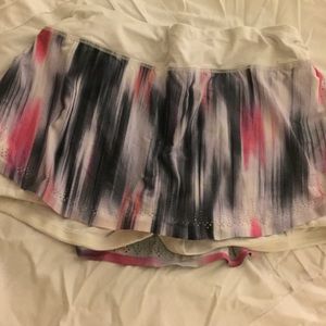 Lululemon running skirt with shorts size 8