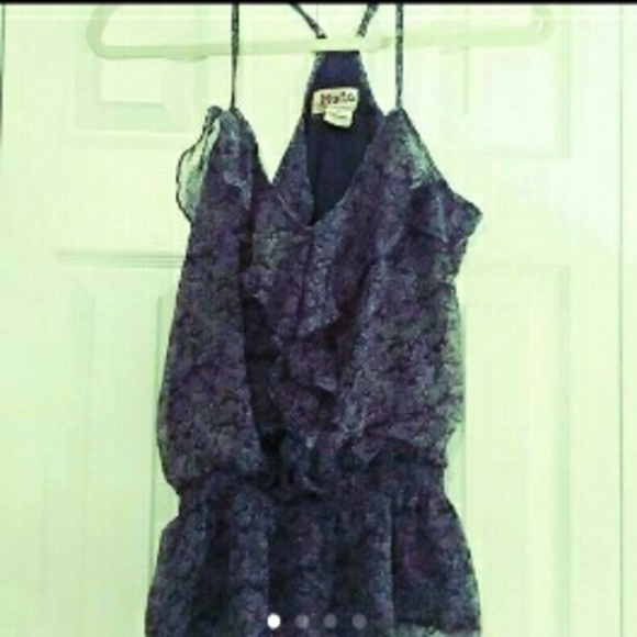 Flora racer back tank top