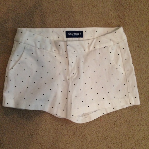 Black and White Polka Dot Shorts