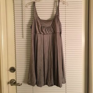Silver mini bubble dress