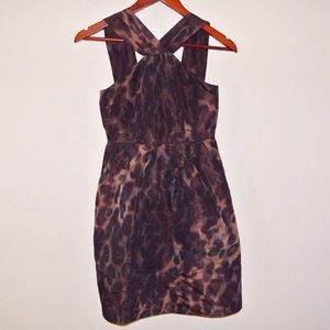Banana Republic Cocktail Animal Print Dress - 00P