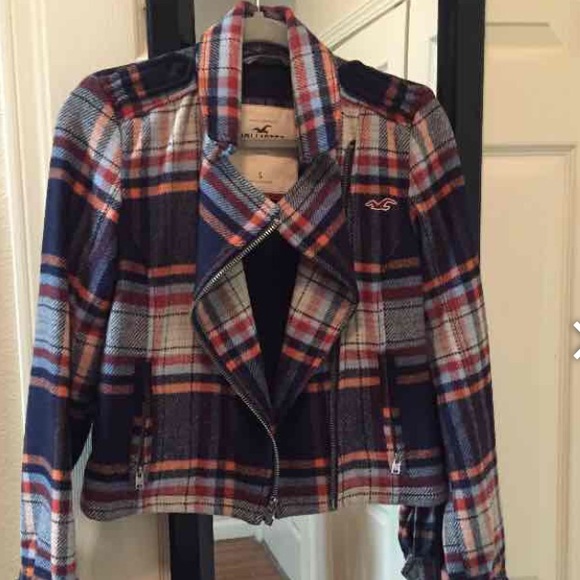 Plaid hollister coat - Picture 1 of 2