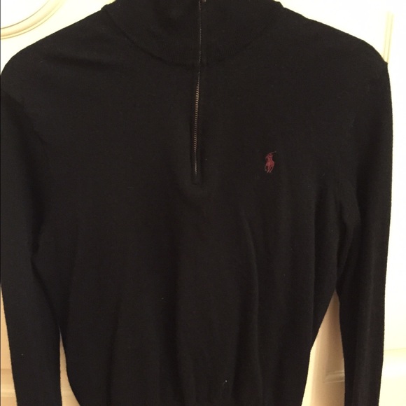 Polo Ralph Lauren black quarter zip