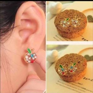 Apple earrings